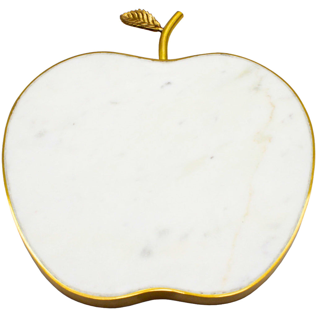 White Marble Apple Cheese Board Godinger All Kitchen, Apple, Kitchen, Marble, Serving, Serving & Cheese Boards, Serving Board, White, White Marble