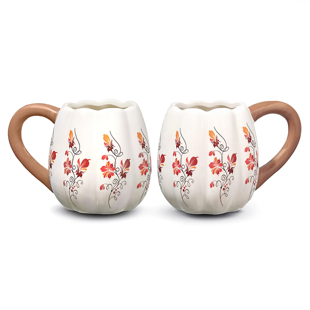 White Pumpkin Coffee Mug, Set of 2 Godinger All Dining, Coffee Mug, Dining, Fall, Mugs, Mugs & Teacups, Pumpkin Godinger