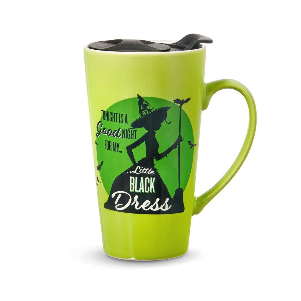 Witchy Chic Porcelain Travel Mug Godinger All Dining, Coffee Mug, Dining, Halloween, Halloween Party, Mug, Mugs, Mugs & Teacups, Travel Coffee Mug, Travel Mug Godinger