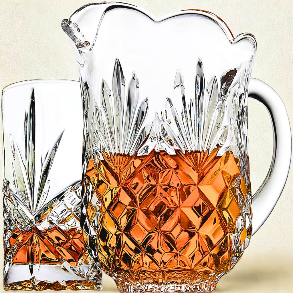 Shannon Crystal Beverage Pitcher Godinger All Glassware, All Glassware & Barware, Beverage Pitcher, Clear, Cut Crystal, Pitcher, Pitchers, Shannon Pitcher