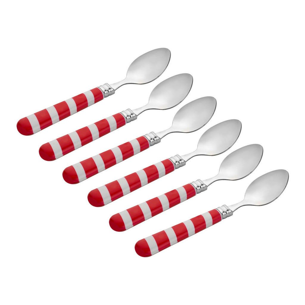 Candy Cane Acrylic Appetizer Spoon, Set of 6 godinger