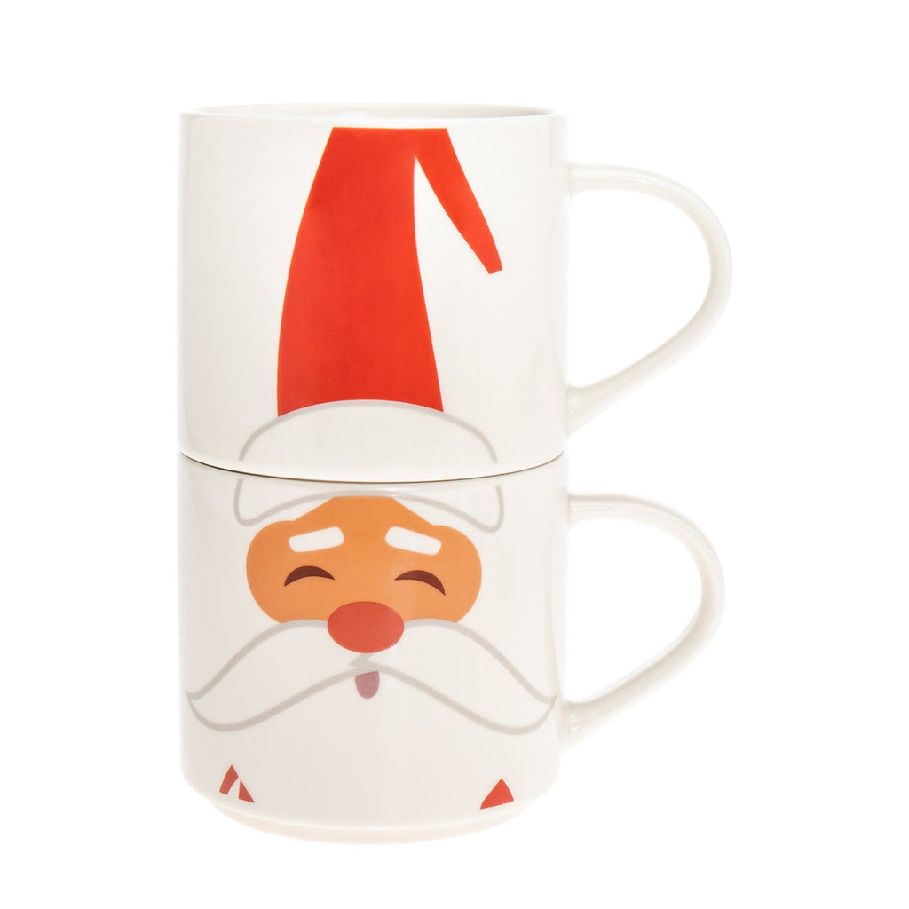 Santa Stacking Mug Set godinger