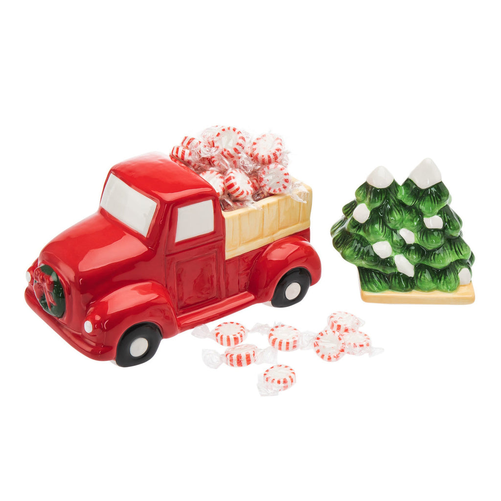 Christmas Pickup Truck Candy Dish godinger