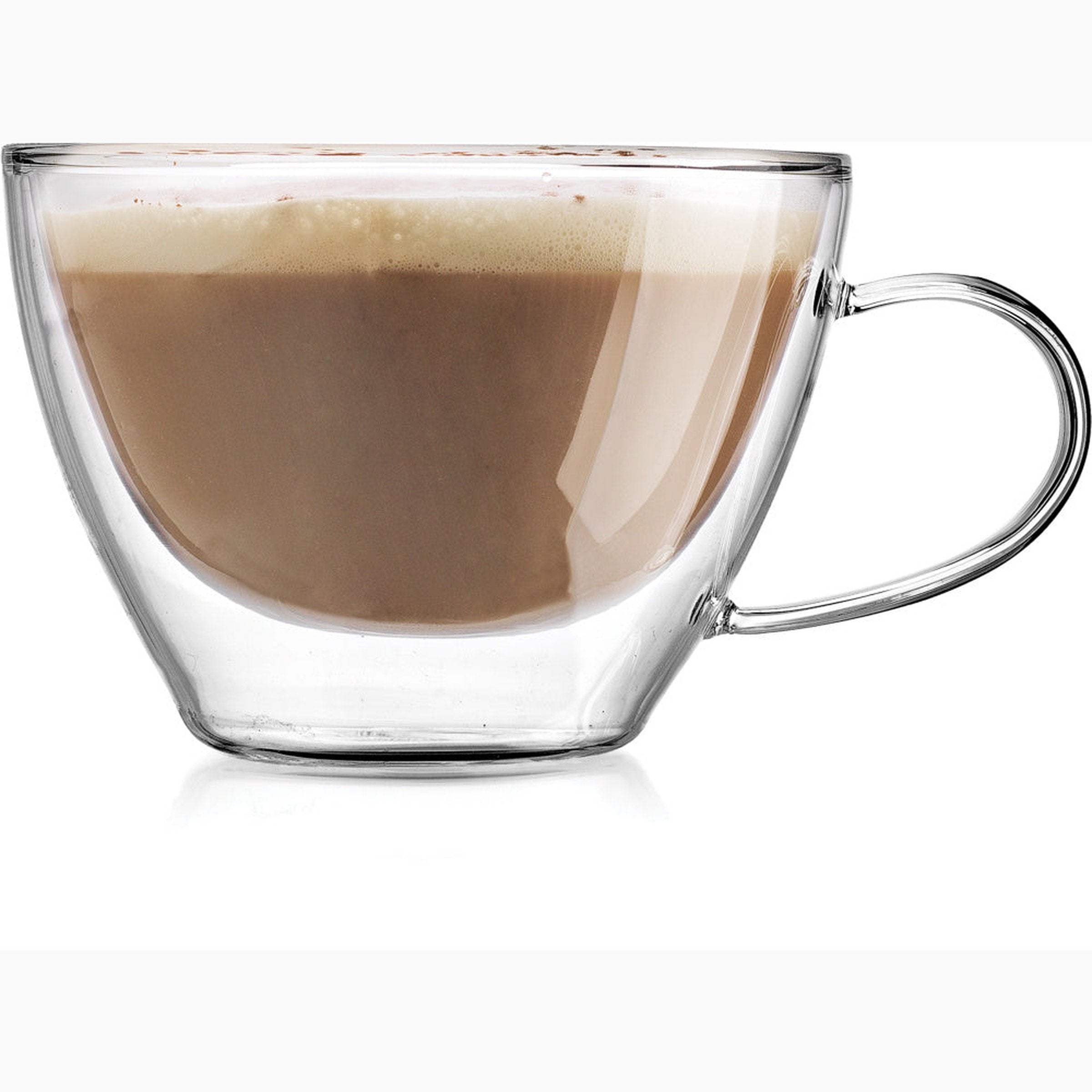 Godinger 18101 Doublewall Cappuccino Single Glass Coffee Mug, 11 oz