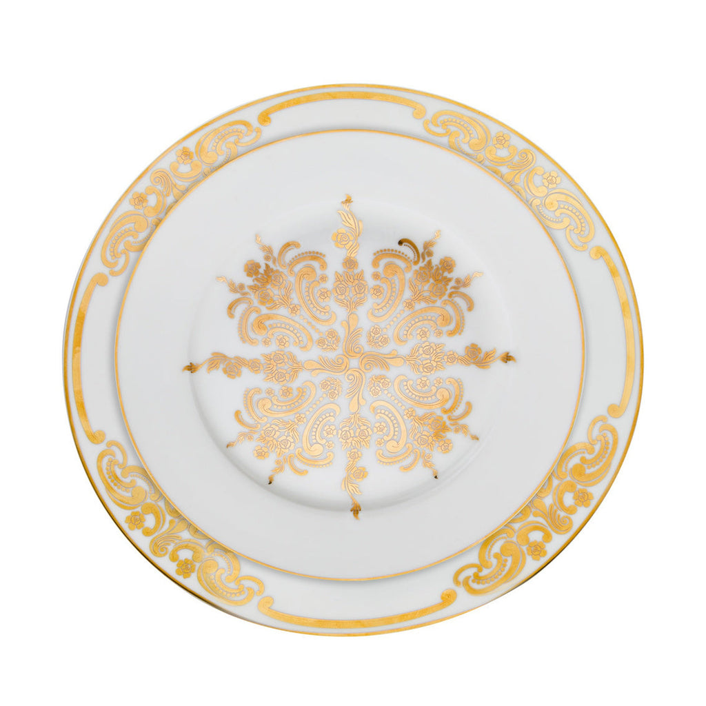 20th Century Baroque Bone China 16 Piece Dinnerware Set, Service for 4 Godinger 16 Piece Dinnerware, 16 Piece Dinnerware Set, 16 Piece Set, 20th Century Baroque, All Dining, Baroque, Bone China, Bone China Dinnerware, Bone China Dinnerware Set, Bone China Set, Fine Dinnerware, Gold, Gold Accent, Gold Dinnerware, White, White & Gold Bone China, White Dinnerware