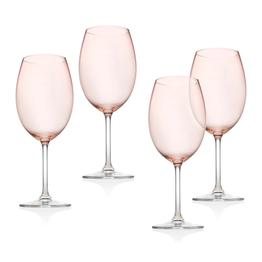 Meridian Blush White Wine Glass, Set of 4 godinger