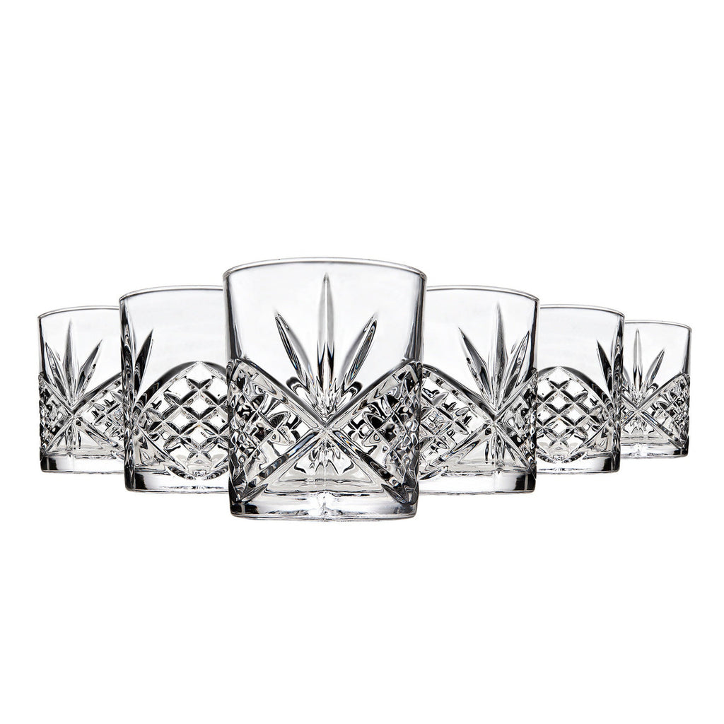 Dublin Crystal Double Old Fashion Glass, Set of 6 godinger