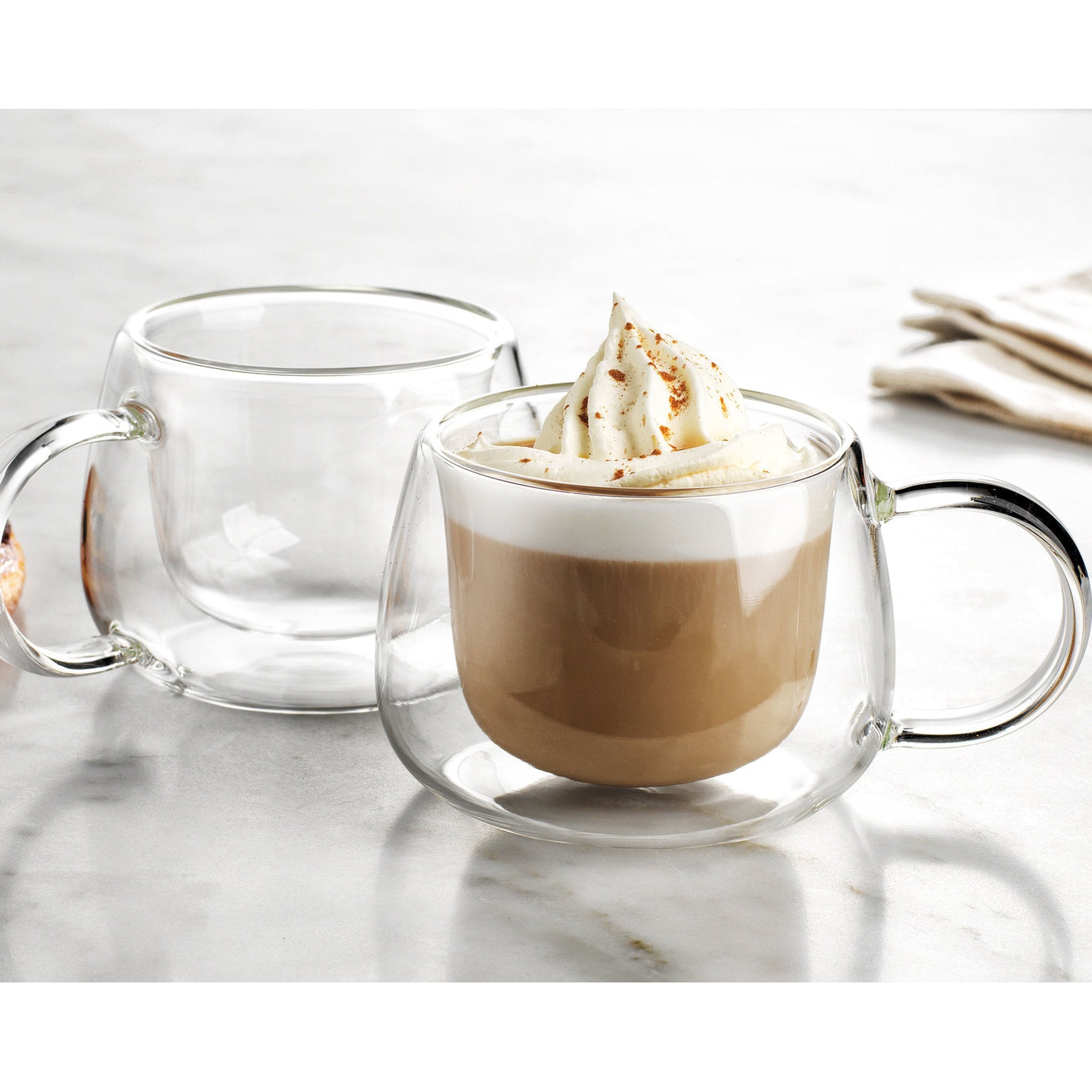 Alesia Cappuccino Double Wall Cup, Set of 2