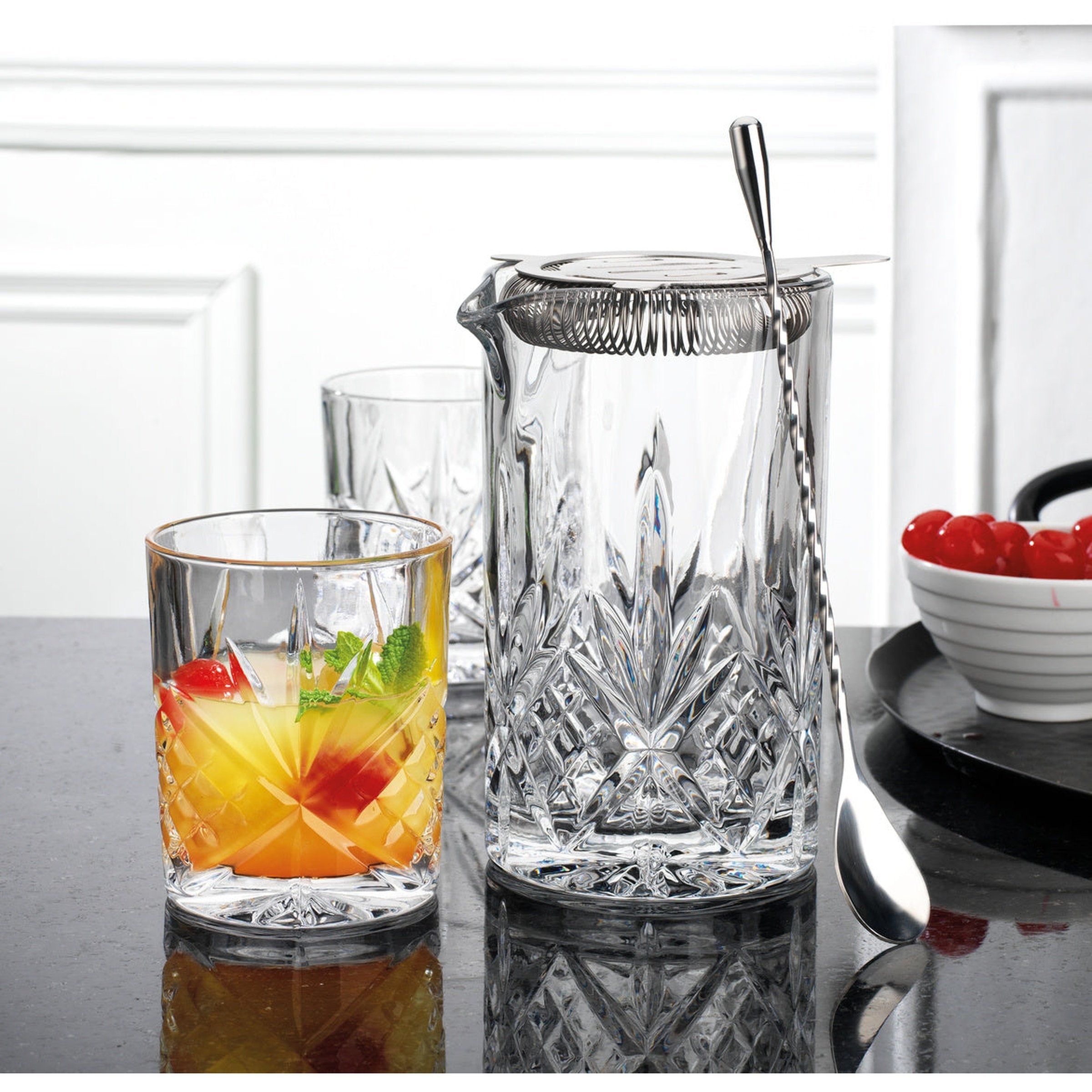 Godinger, Dining, Godinger Dublin Pattern Crystal Martini Glasses Set Of  5