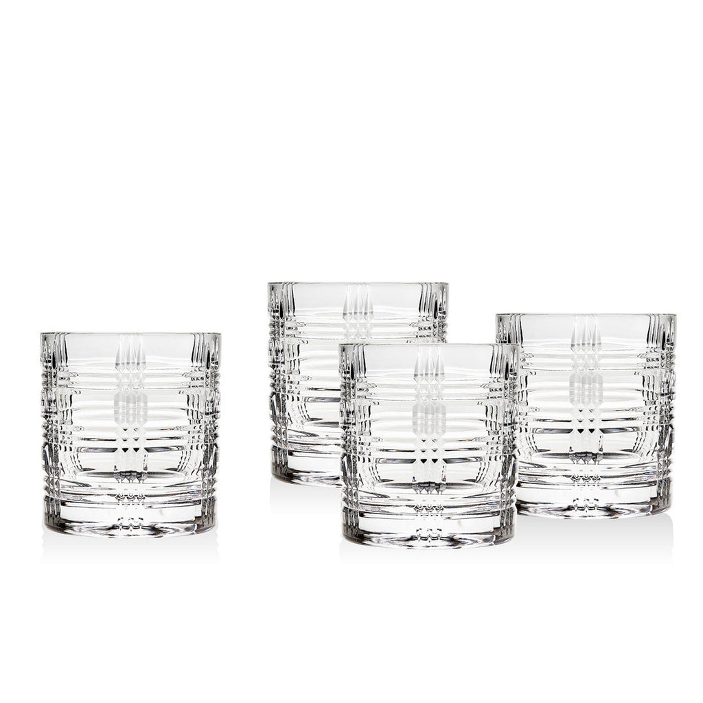 Brookfield Double Old Fashion Glass, Set of 4 godinger