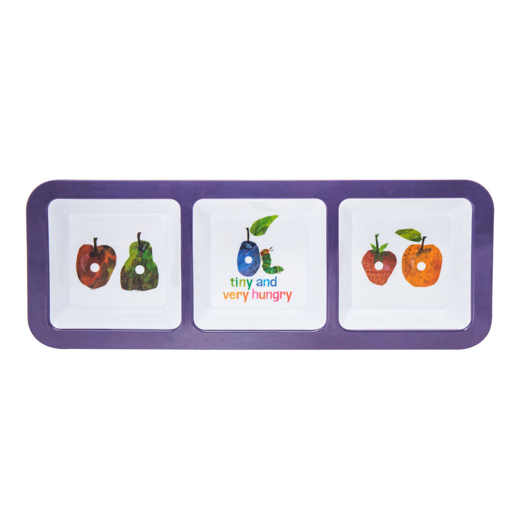 The World of Eric Carle, The Very Hungry Caterpillar Tiny & Hungry Sectional Platter godinger