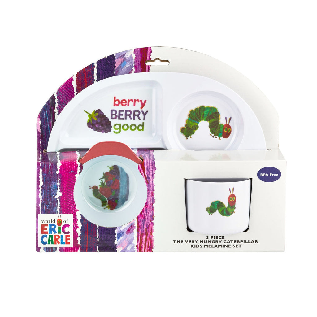 The Very Hungry Caterpillar, The Berry Berry 3 Piece Kids Set godinger