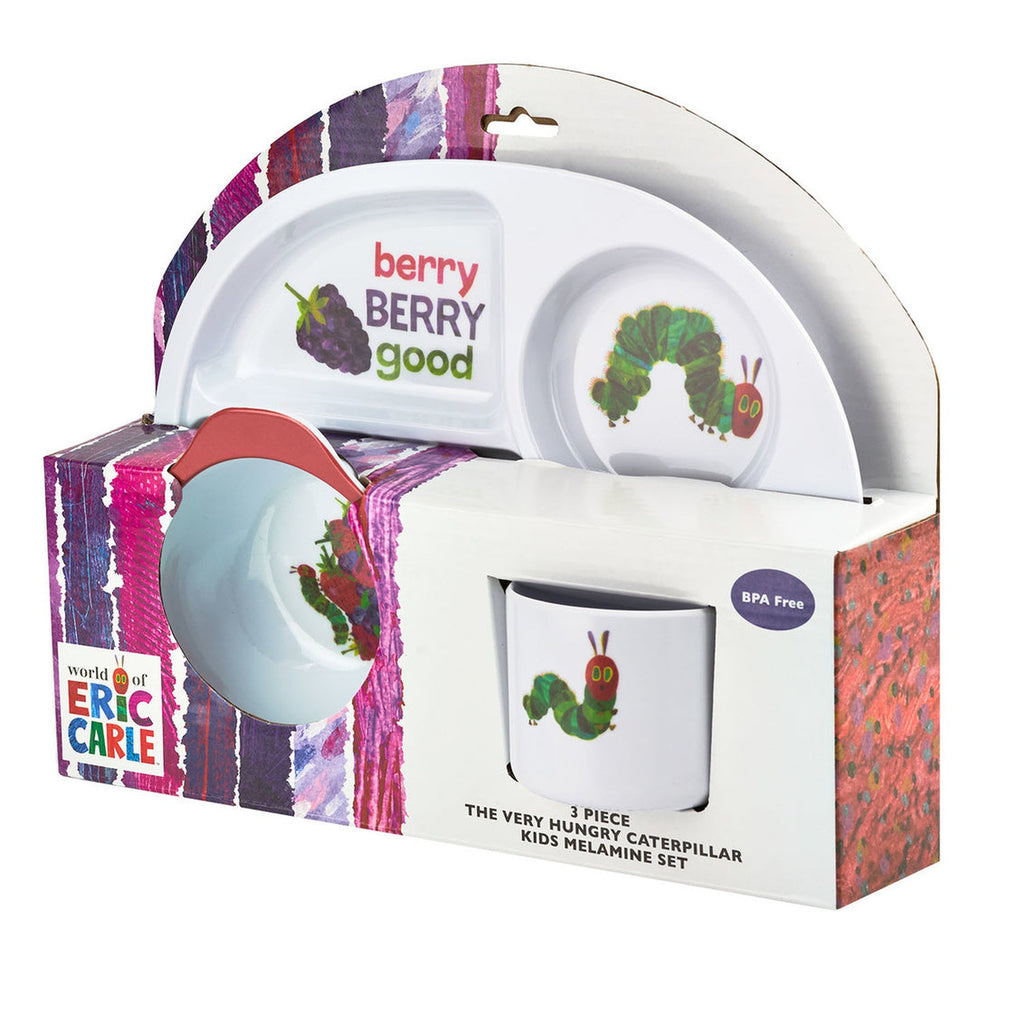 The Very Hungry Caterpillar, The Berry Berry 3 Piece Kids Set godinger