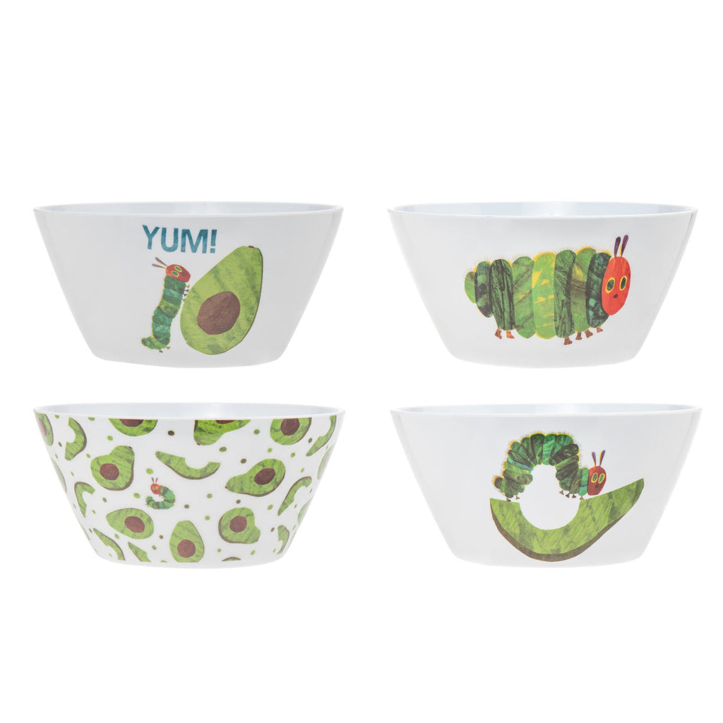 The World of Eric Carle, The Very Hungry Caterpillar Avocado Cereal Bowl Set of 4 godinger