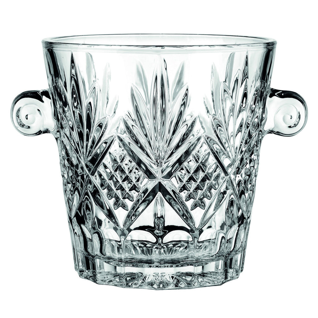 Dublin Crystal Ice Bucket With Bar Tools godinger