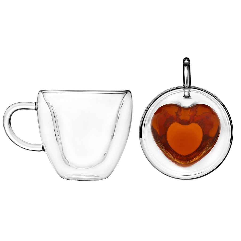Alesia Tea Double Wall Cup, Set of 2 – Godinger