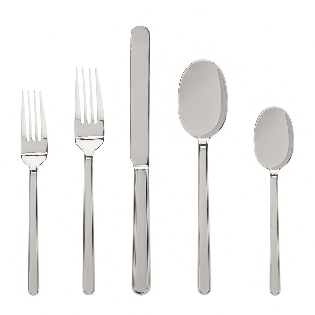 Rail Mirrored 18/10 Stainless Steel 20 Piece Flatware Set, Service for 4 godinger