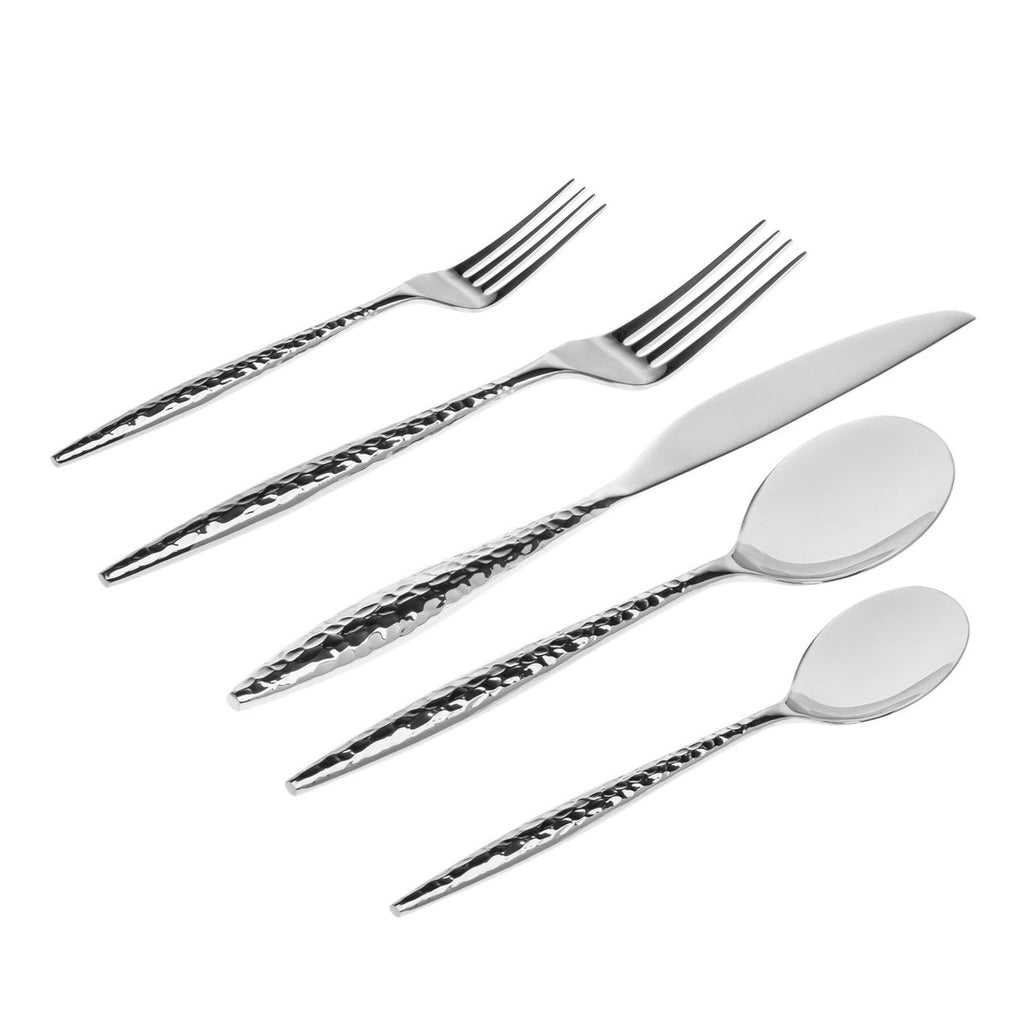 Avellino Mirrored 18/10 Stainless Steel 20 Piece Flatware Set, Service For 4 godinger