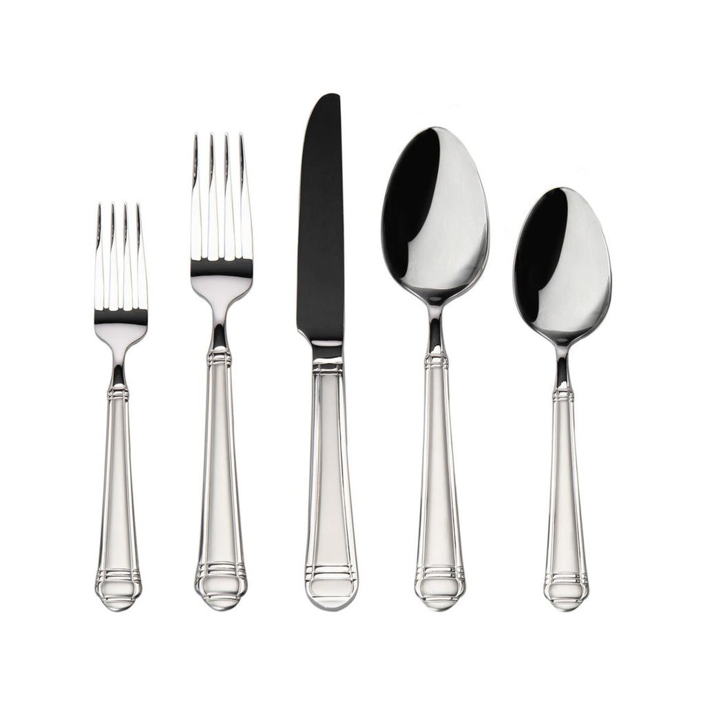 Crete Sandblast Mirrored 18/0 Stainless Steel 20 Piece Flatware Set, Service For 4 Godinger 18/0 Stainless Steel, 18/0 Stainless Steel Flatware, 20 Piece Set, All Flatware & Serveware, Crete Sandblast, Flatware Set, Flatware Sets, Service For 4, Stainless Steel, Tableware