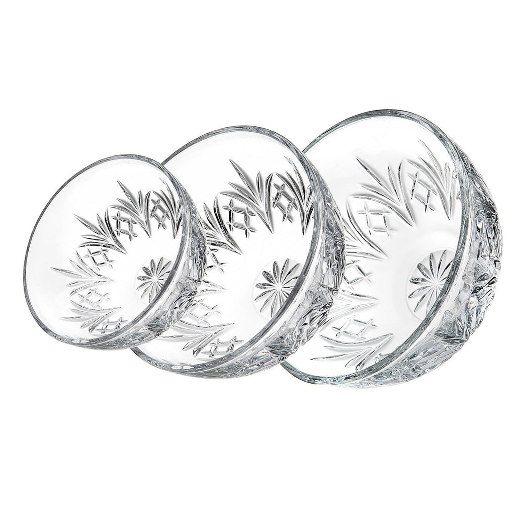 Dublin Crystal 3 Piece Serving Bowl Set Godinger All Kitchen, Cut Crystal, Dublin Kitchen, Kitchen, Serving Bowls