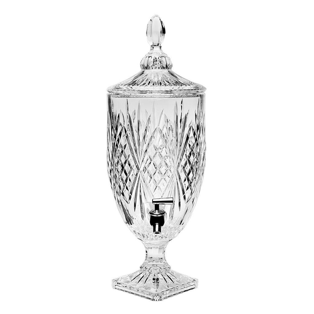 Dublin Crystal Beverage Dispenser Godinger All Barware, All Glassware, All Glassware & Barware, Beverage, Beverage Dispenser, Cut Crystal, Dublin, Dublin Glassware