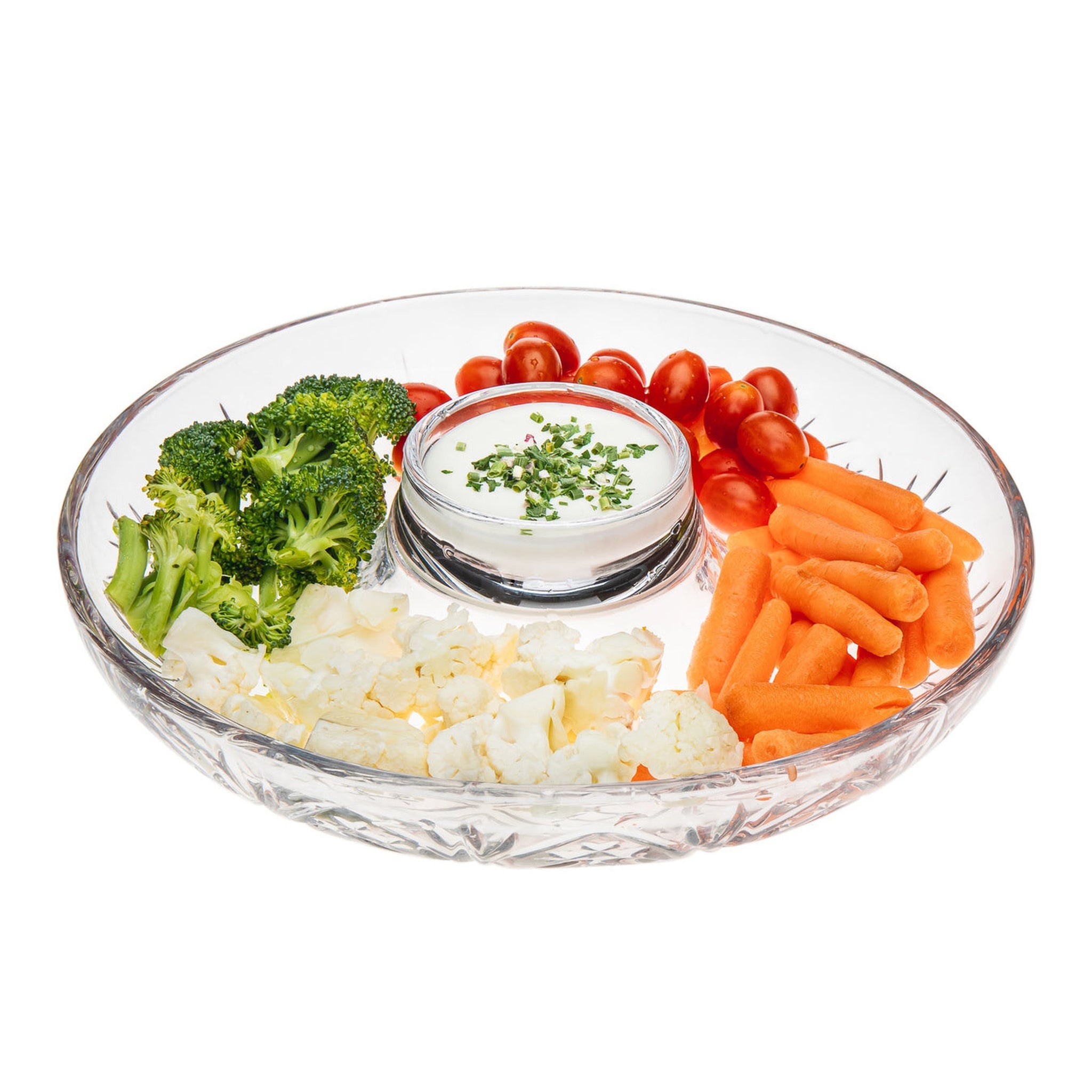 Dublin Crystal Chip & Dip – Godinger display picture 1