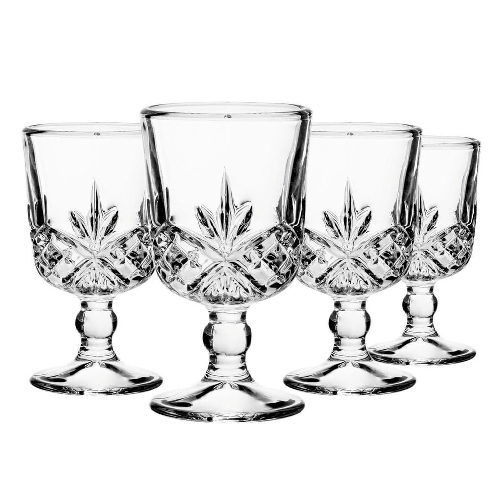 Dublin Crystal Cordial, Set of 4 Godinger All Barware, All Glassware, All Glassware & Barware, Cut Crystal, Dublin, Dublin Glassware, Glassware & Bareware, Shot Glasses