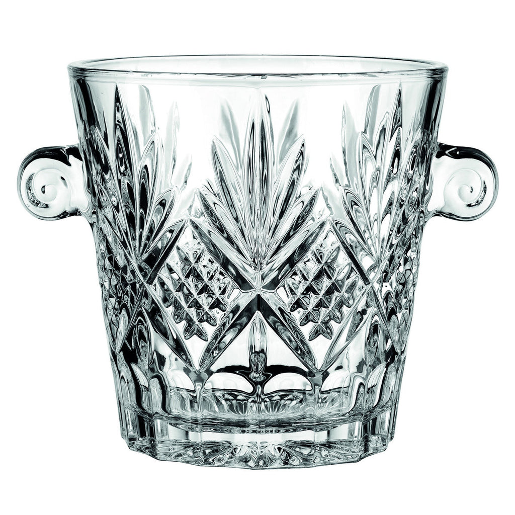 Dublin Crystal Ice Bucket With Bar Tools Godinger All Glassware, All Glassware & Barware, Barware Tools, Cut Crystal, Dublin Glassware, Glassware, Glassware & Bareware