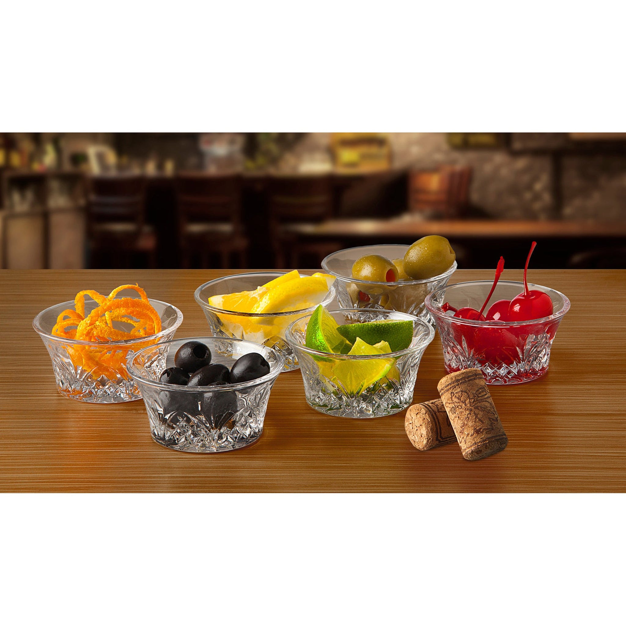 Hot (6) Crystal Godinger Serving Bowls