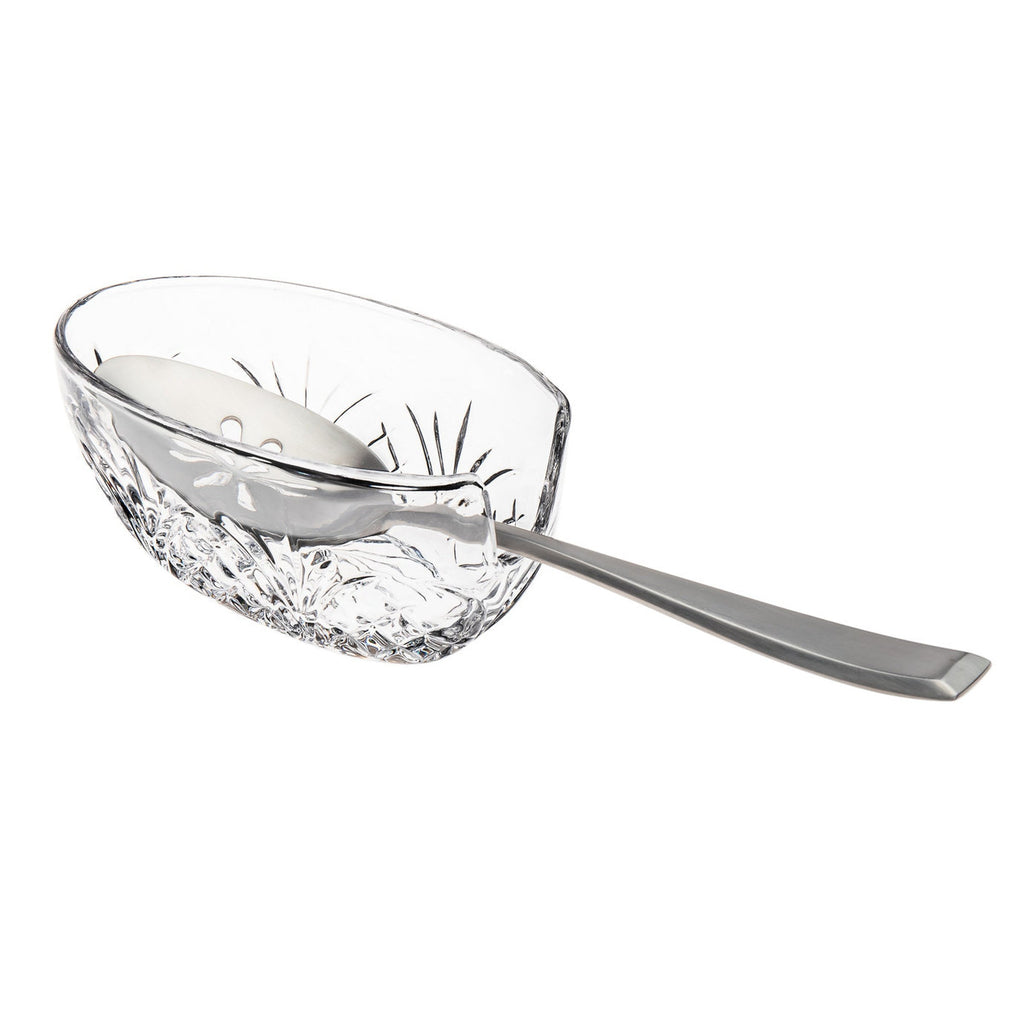 Dublin Crystal Spoon Rest Caddy Godinger All Kitchen, Cookware, Cut Crystal, Dublin Kitchen