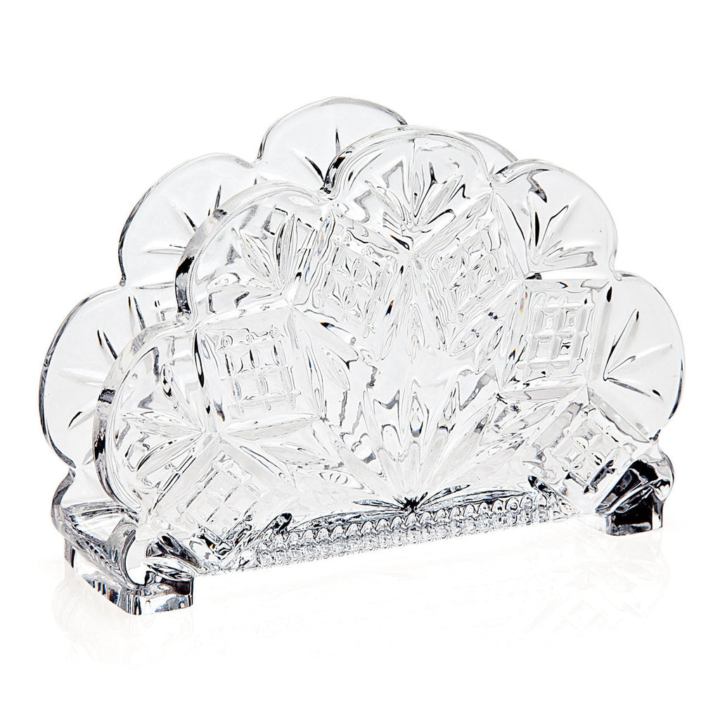 Dublin Crystal Standing Napkin Holder Godinger Cut Crystal, Dublin, Dublin Kitchen, Kitchen Storage