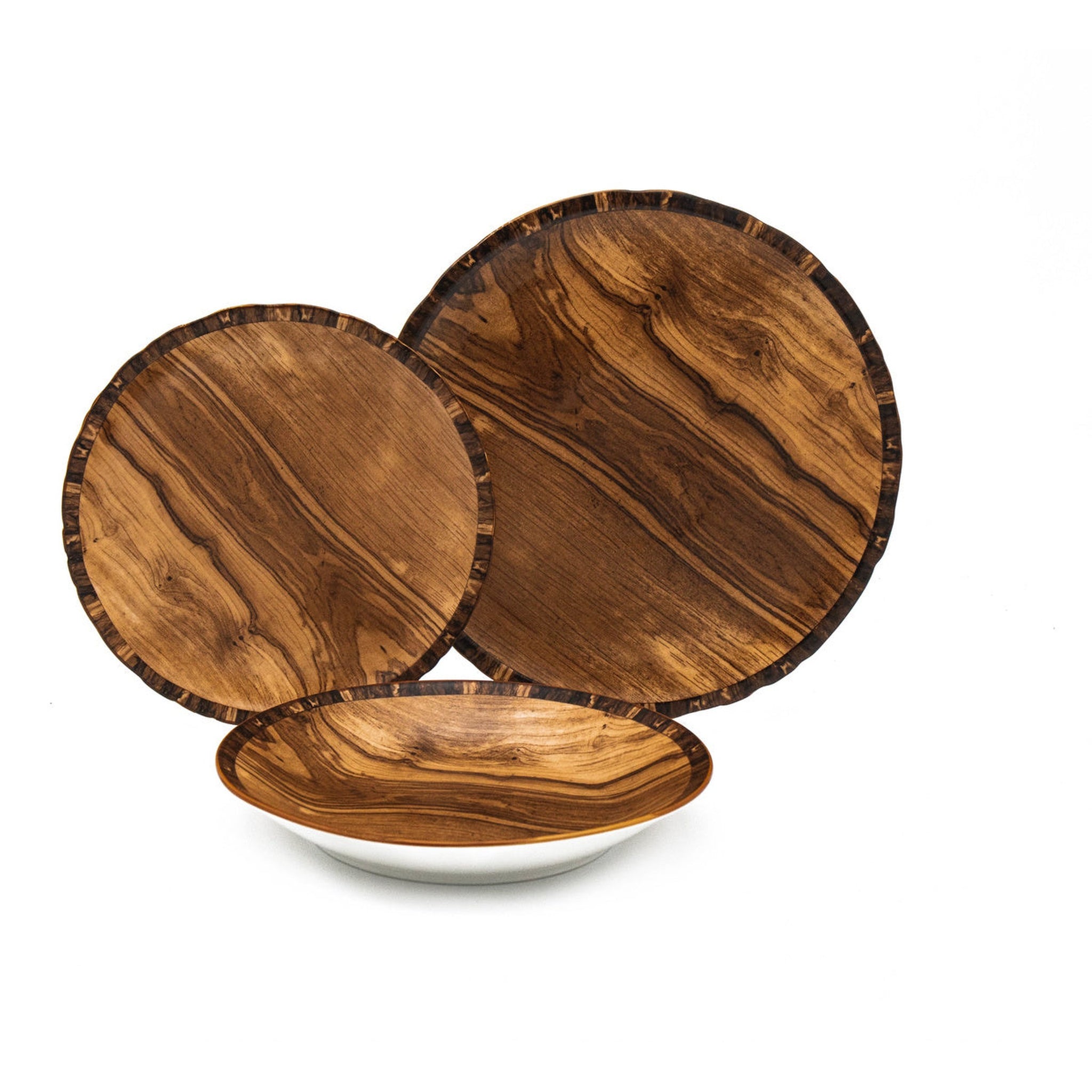 Foret Porcelain 12 Piece Dinnerware Set, Service for 4 – Godinger