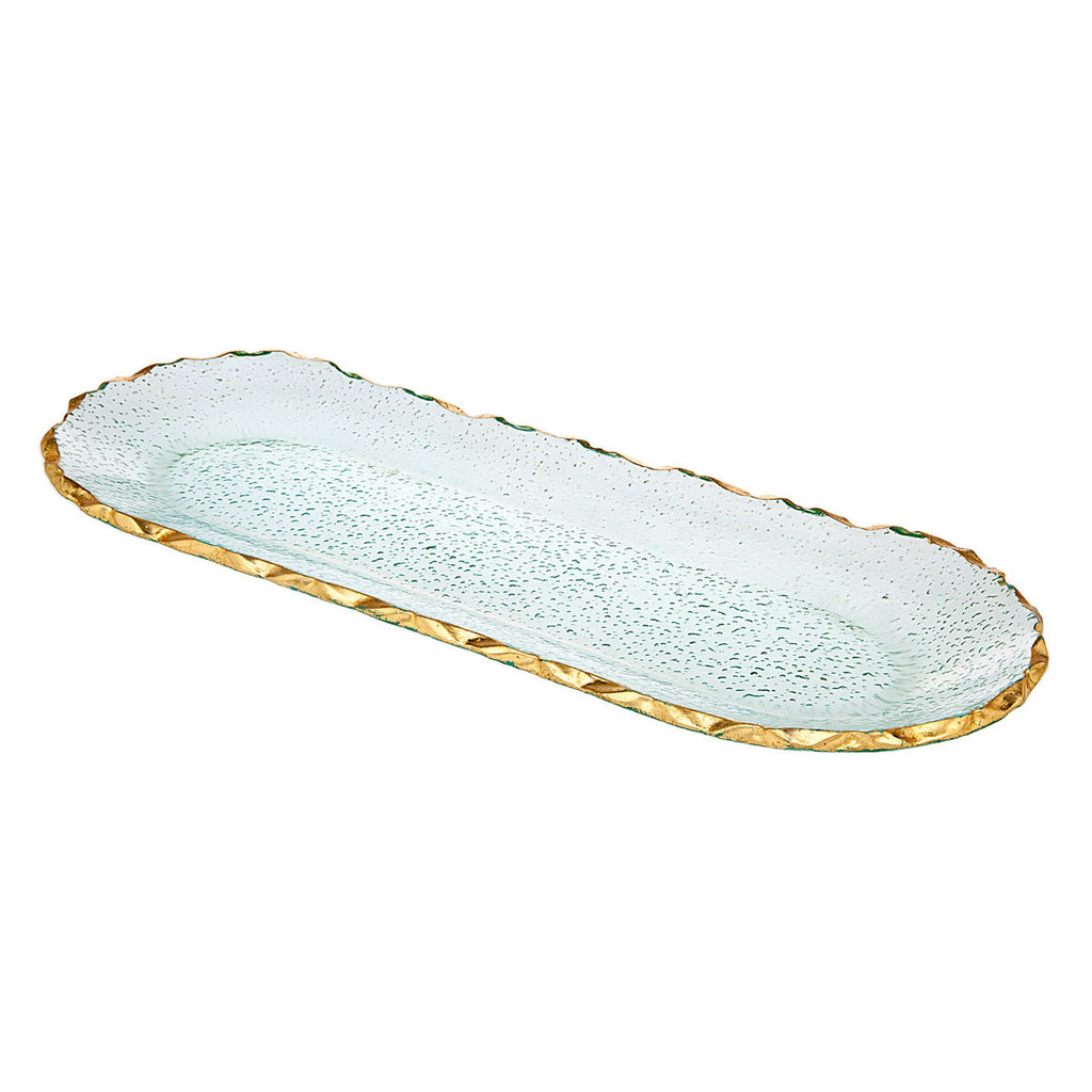 Harper Gold Edge Long Oval Serving Platter Godinger All Kitchen, Entertaining, Gold Edge, Kitchen Tools, Platter, Serving, Serving Platter, Serving Platters