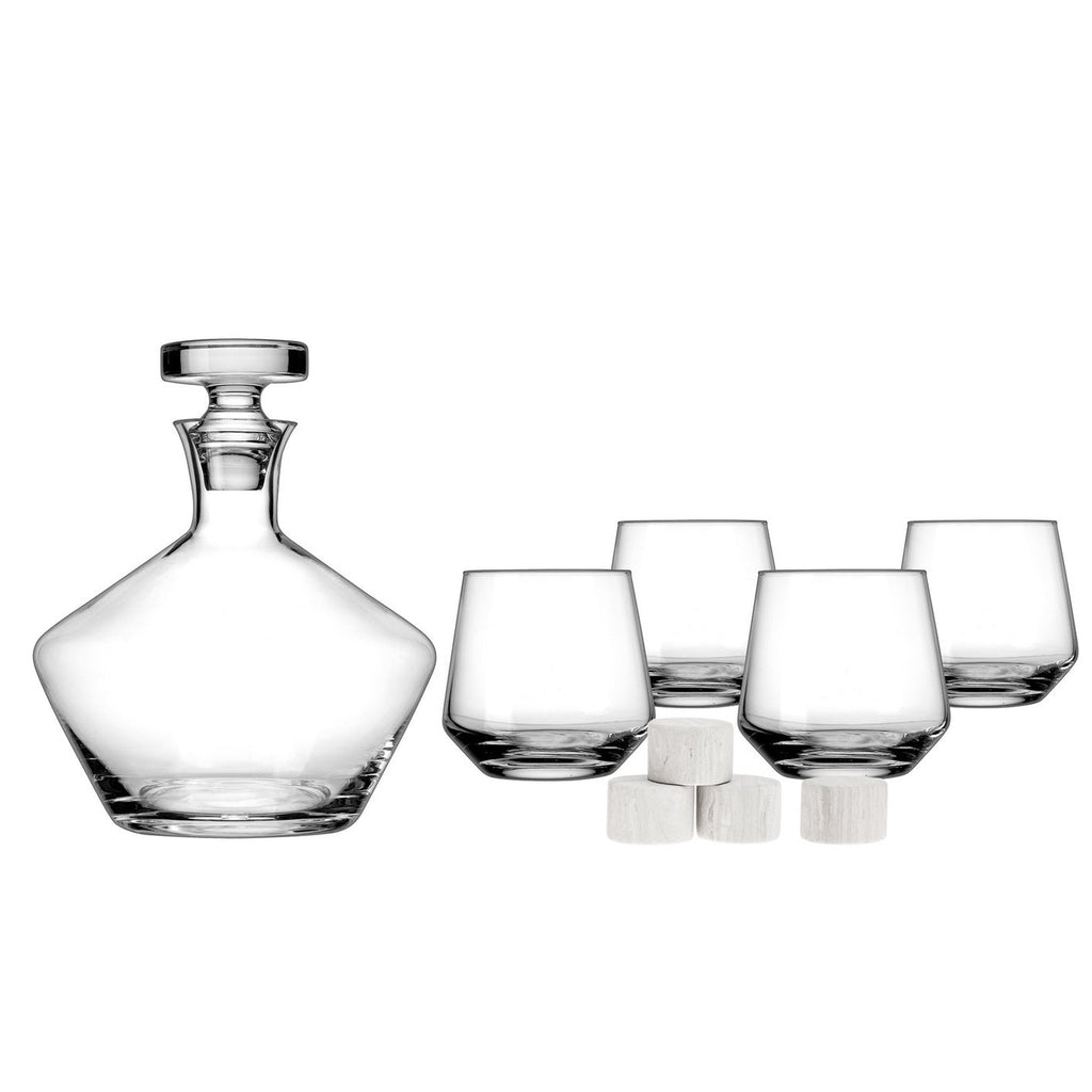 Marmont 9 Piece Decanter Whiskey Set Godinger All Barware, All Glassware, All Glassware & Barware, Barware, Decanter, Decanter & Decanter Sets, Decanter Sets, DOF, Drinkware, Entertaining, Glassware, Whiskey Glass