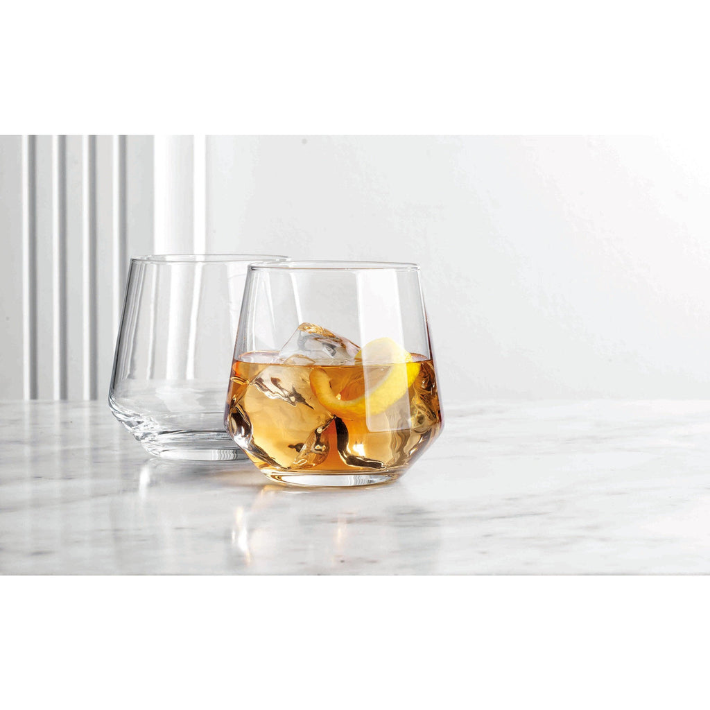 Marmont Double Old Fashion Glass, Set of 4 Godinger All Barware, All Glassware, All Glassware & Barware, DOF, DOF & Highball, Double Old Fashion, Drinkware, Entertaining, Glassware, Marmont, Whiskey Glass