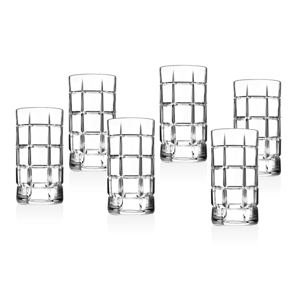 Radius Shooters, Set of 6 Godinger All Glassware, All Glassware & Barware, Cut Crystal, Radius, Shot Glasses