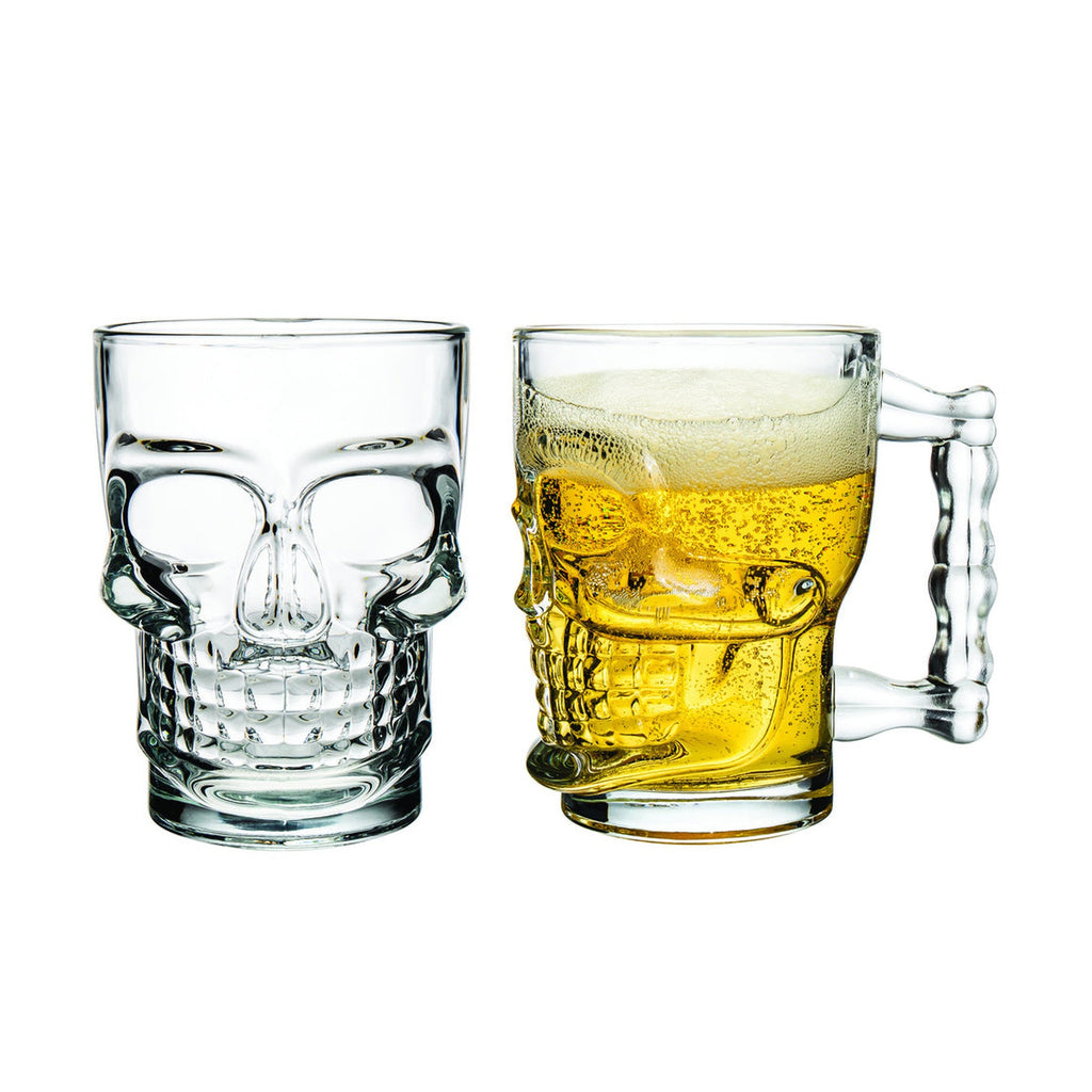 Skullary Mug, Set of 2 Godinger All Dining, Dining, Halloween, Halloween Party, Mugs, Mugs & Teacups, Skull, Skull Glassware