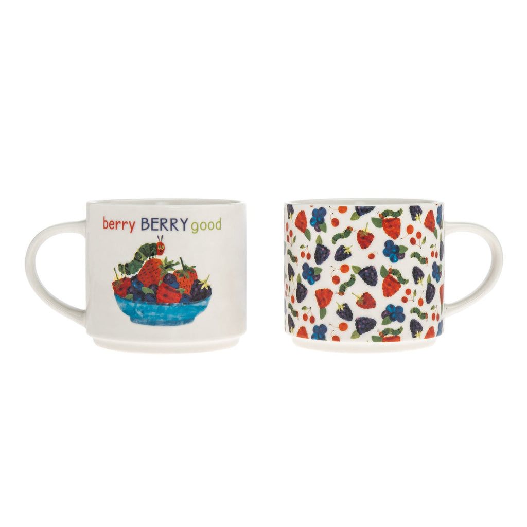 The World Of Eric Carle, The Very Hungry Caterpillar Berry Stack Mug, Set of 2 Godinger Eric Carle, Kids, The Very Hungry Caterpillar