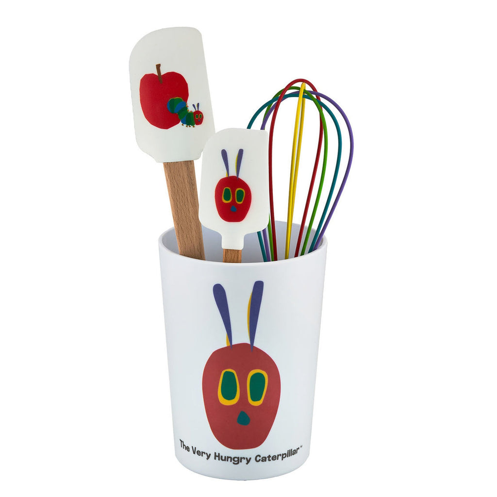 The World Of Eric Carle, The Very Hungry Caterpillar Kids 4 Piece Utensil Set Godinger Eric Carle, Kids, The Very Hungry Caterpillar